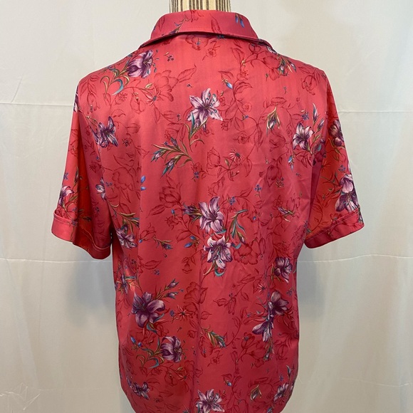 Vintage floral short sleeve shirt - Picture 8 of 9